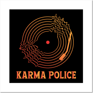 KARMA POLICE (RADIOHEAD) Posters and Art